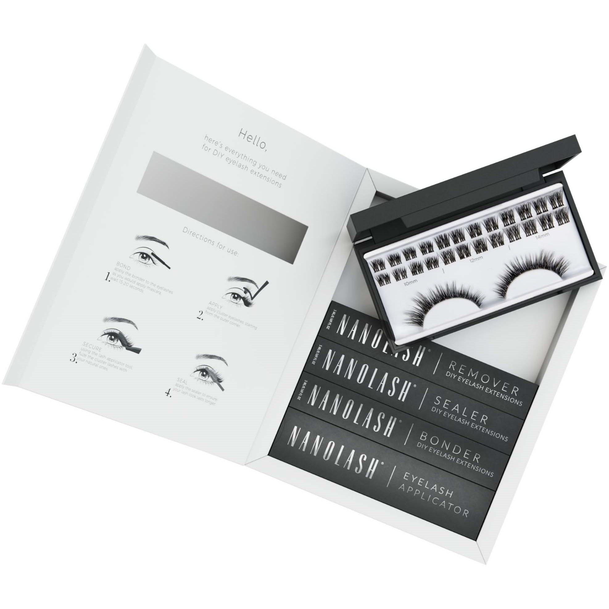 Nanolash DIY Eyelash Extensions Starter Kit Heartbreaker billede