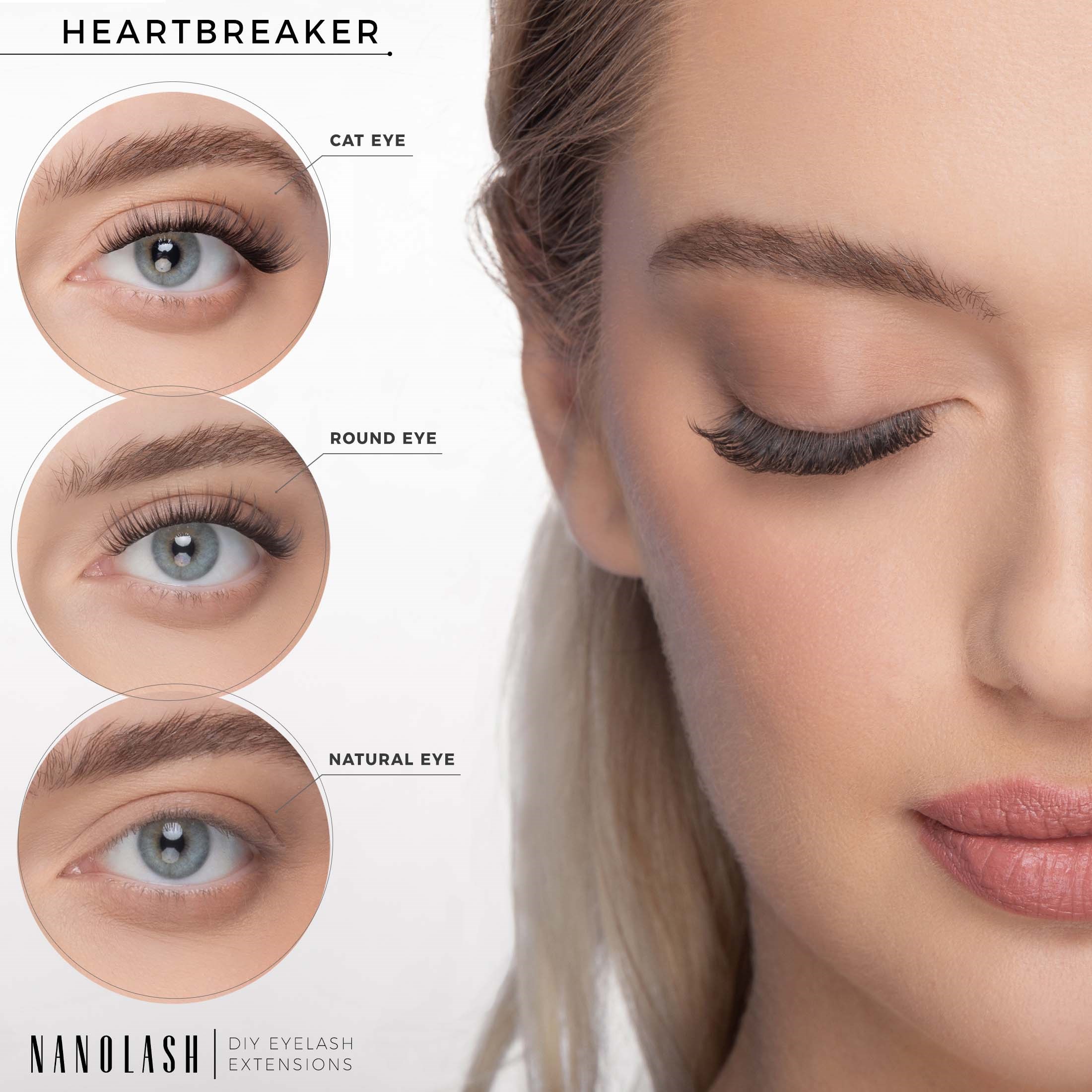 Nanolash DIY Eyelash Extensions Starter Kit Heartbreaker (obrázok 3)