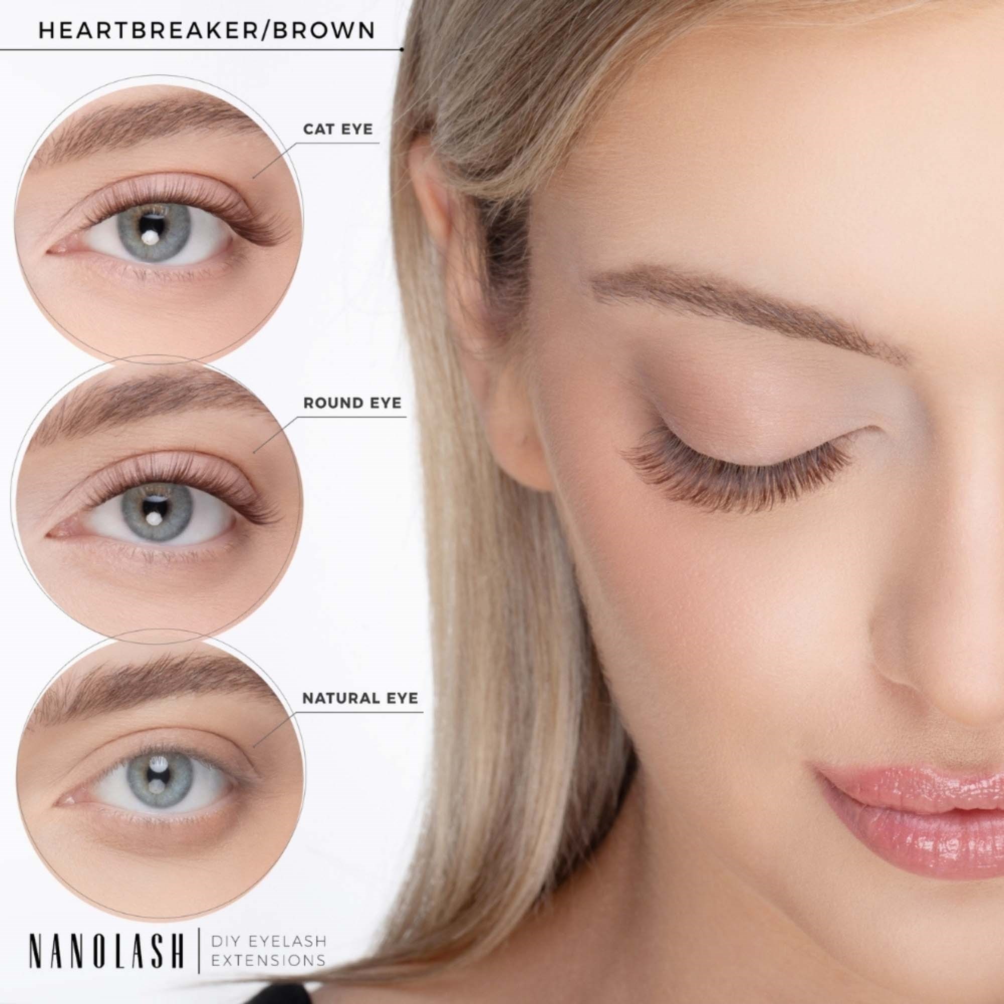 Nanolash Diy Starter Kit Brown Heartbreaker (zdjęcie 3)