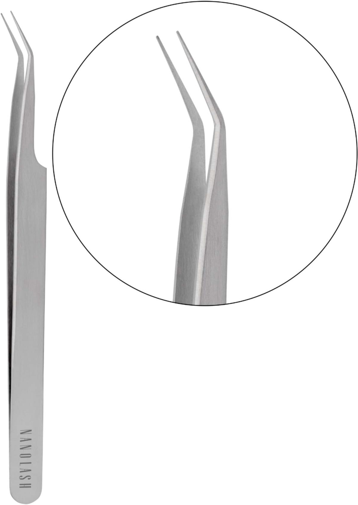 Nanolash Eyelash Tweezers Curved