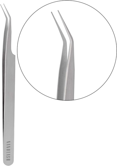 Nanolash Eyelash Tweezers Curved