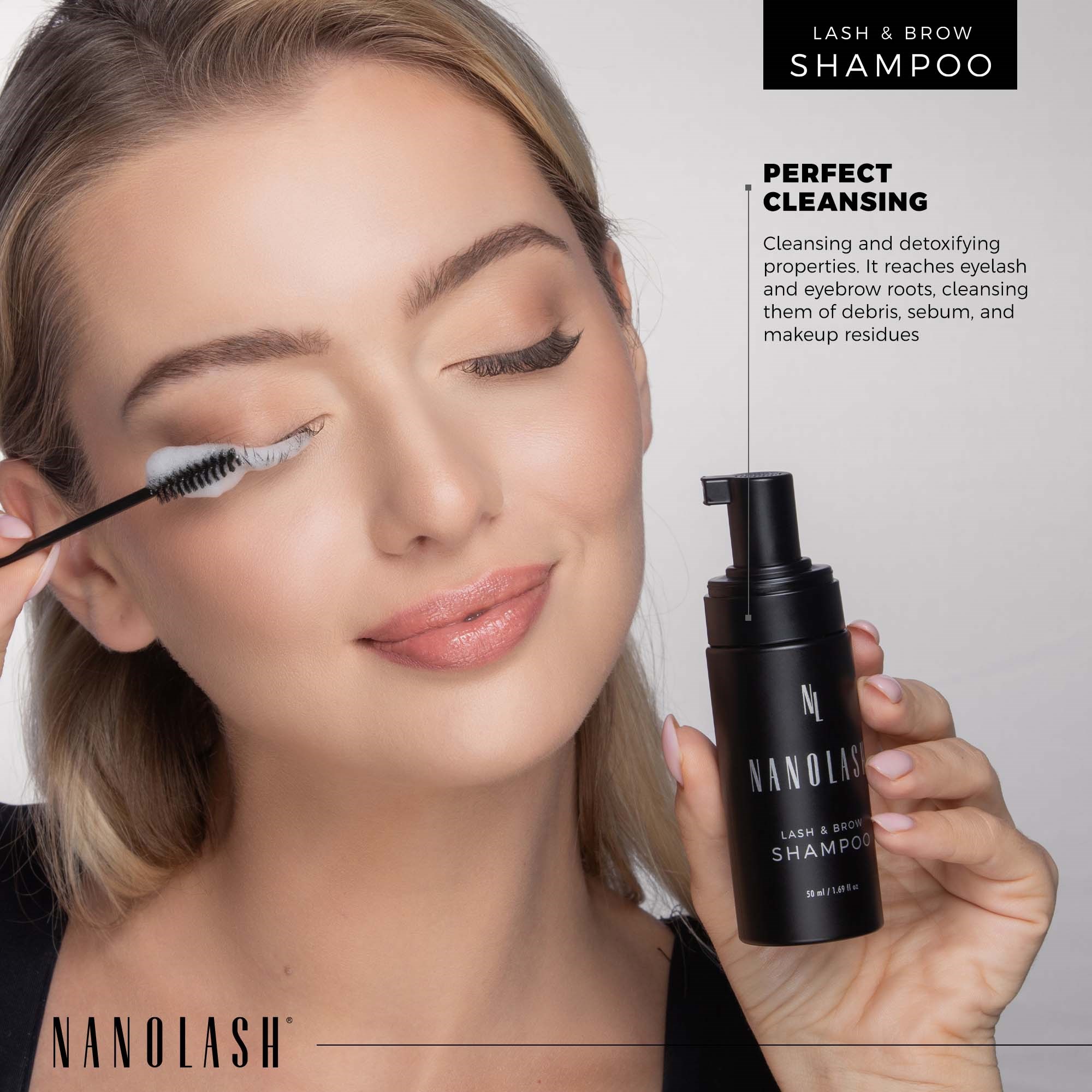 Nanolash Lash & Brow Shampoo 50 ml (obrázok 3)