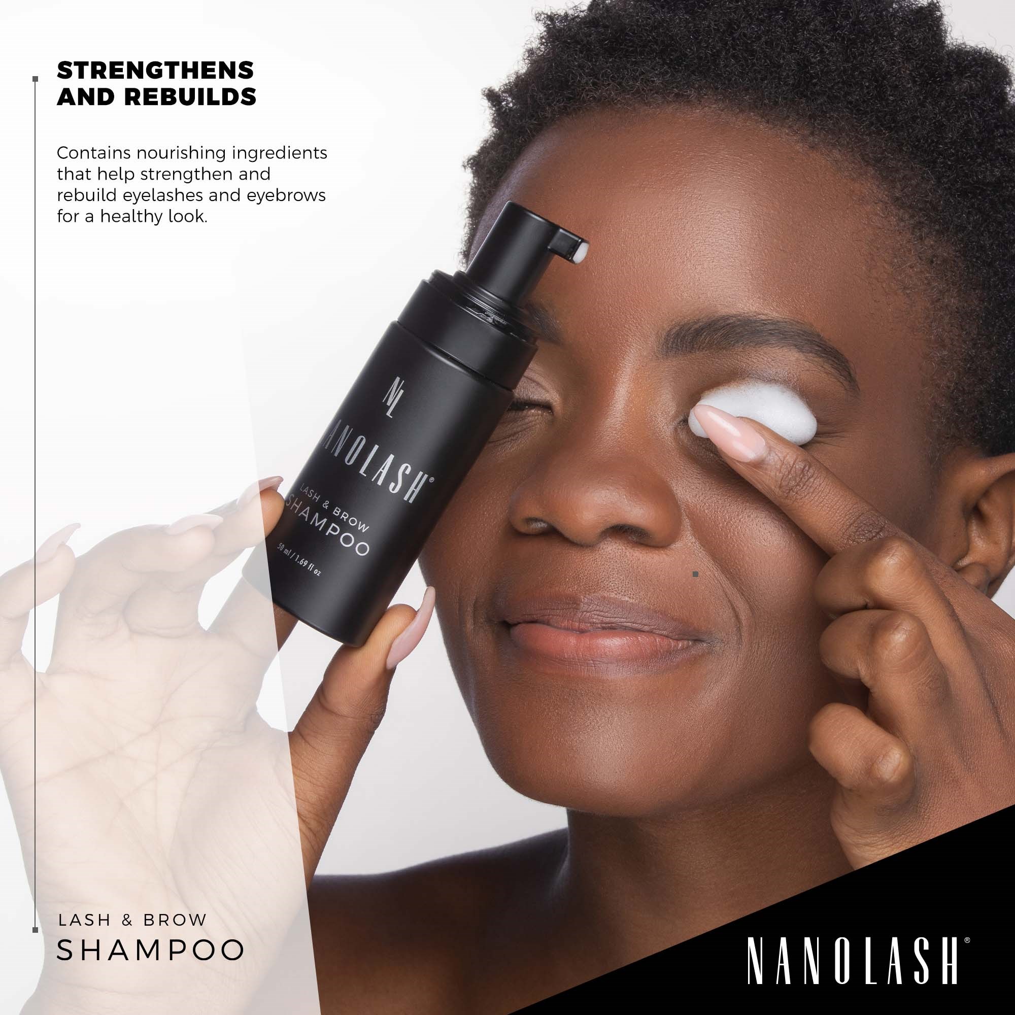 Nanolash Lash & Brow Shampoo 50 ml (obrázok 4)