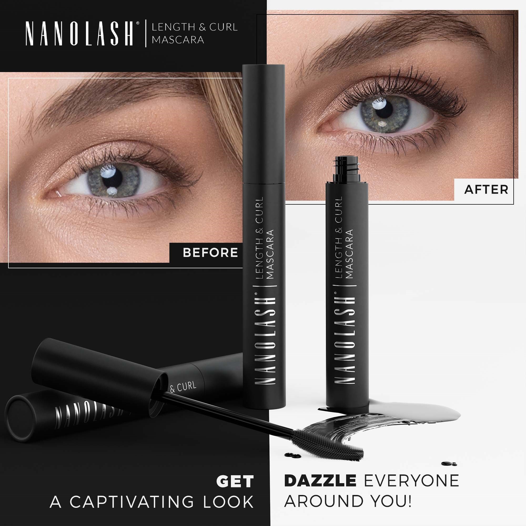 Nanolash Length & Curl Mascara 10 ml (obrázok 3)