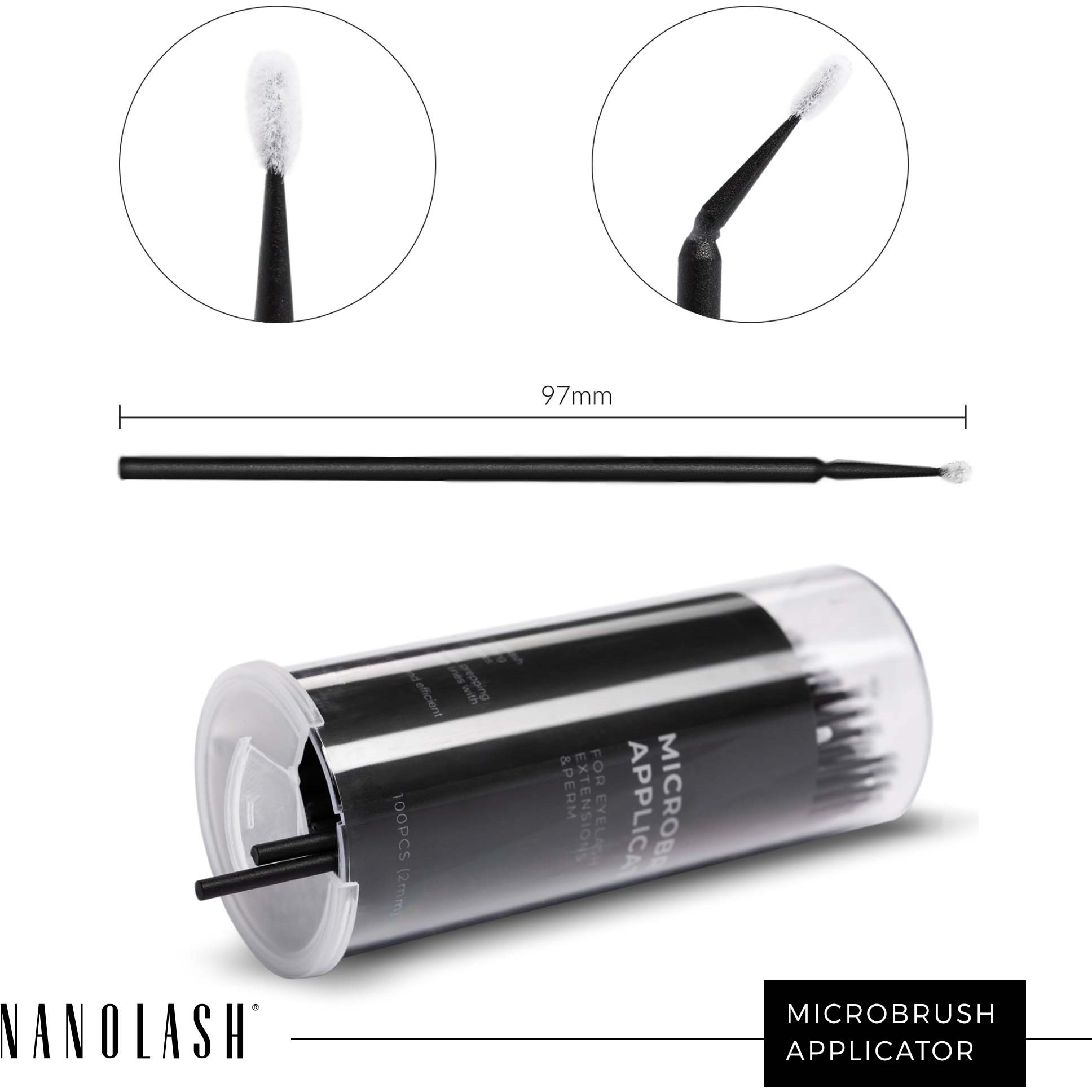 Nanolash Microbrush Applicators 2 mm (obrázok 4)