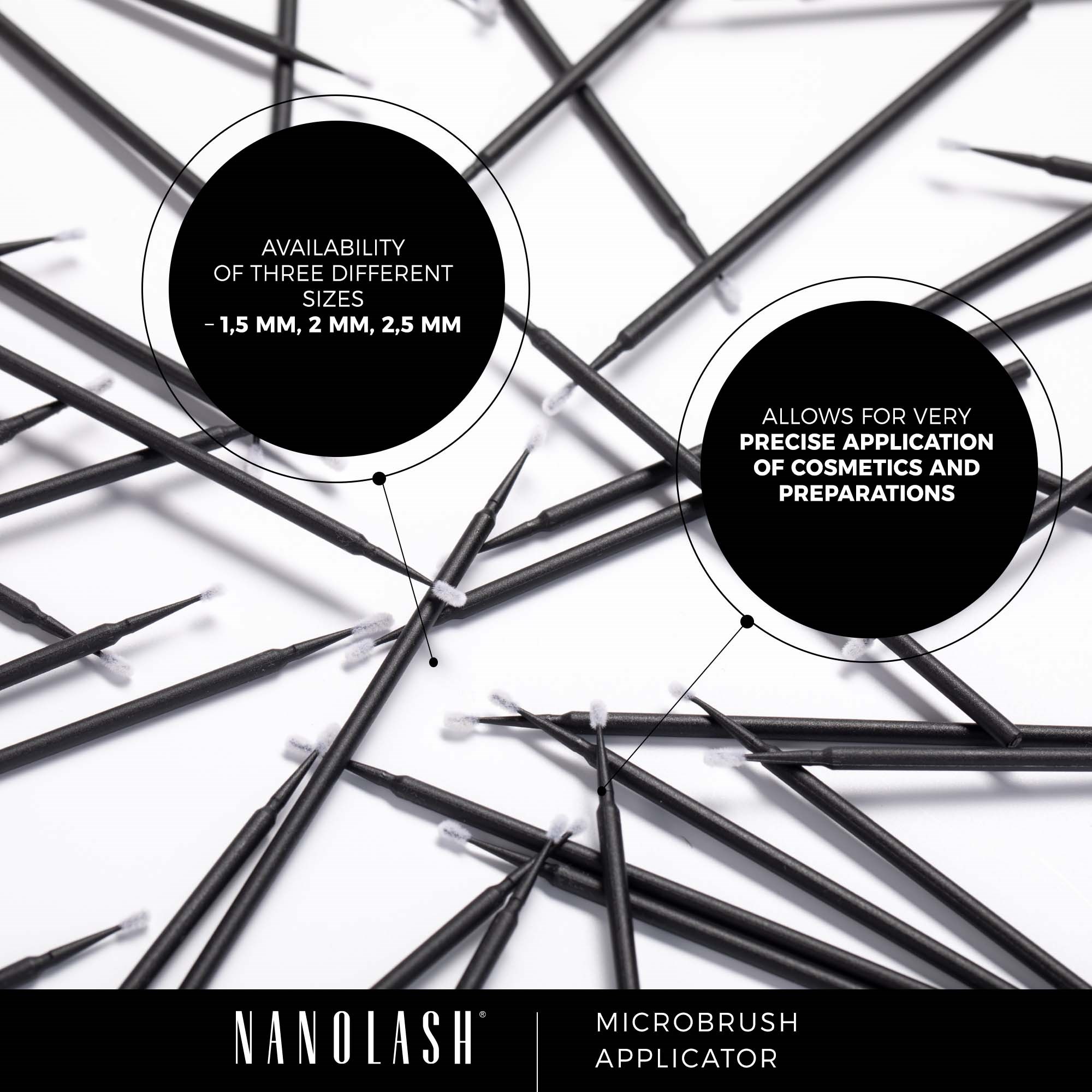Nanolash Microbrush Applicators 2,5 mm (obrázok 3)