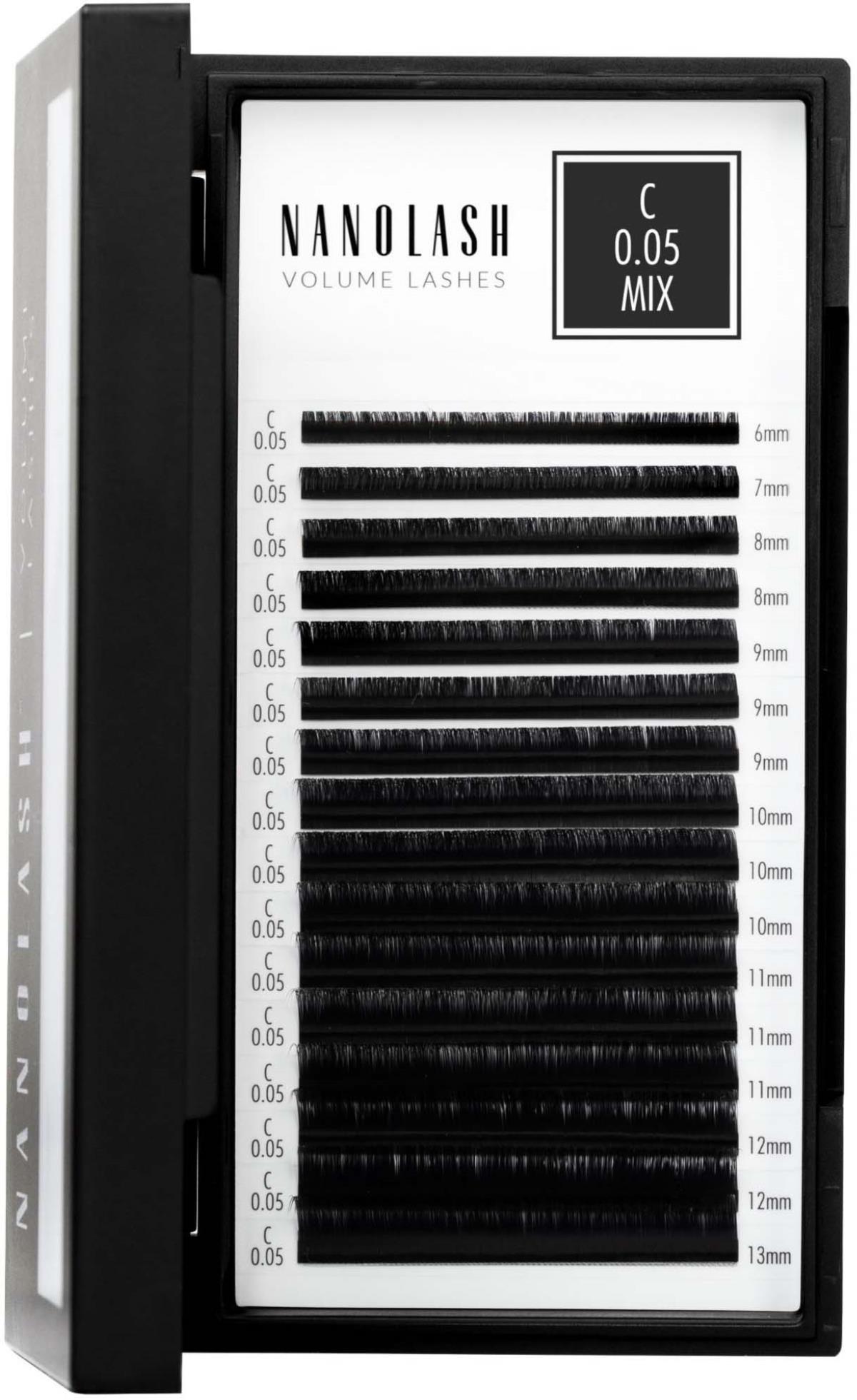 Nanolash Volume Lashes 0.05 C 6-13 mm