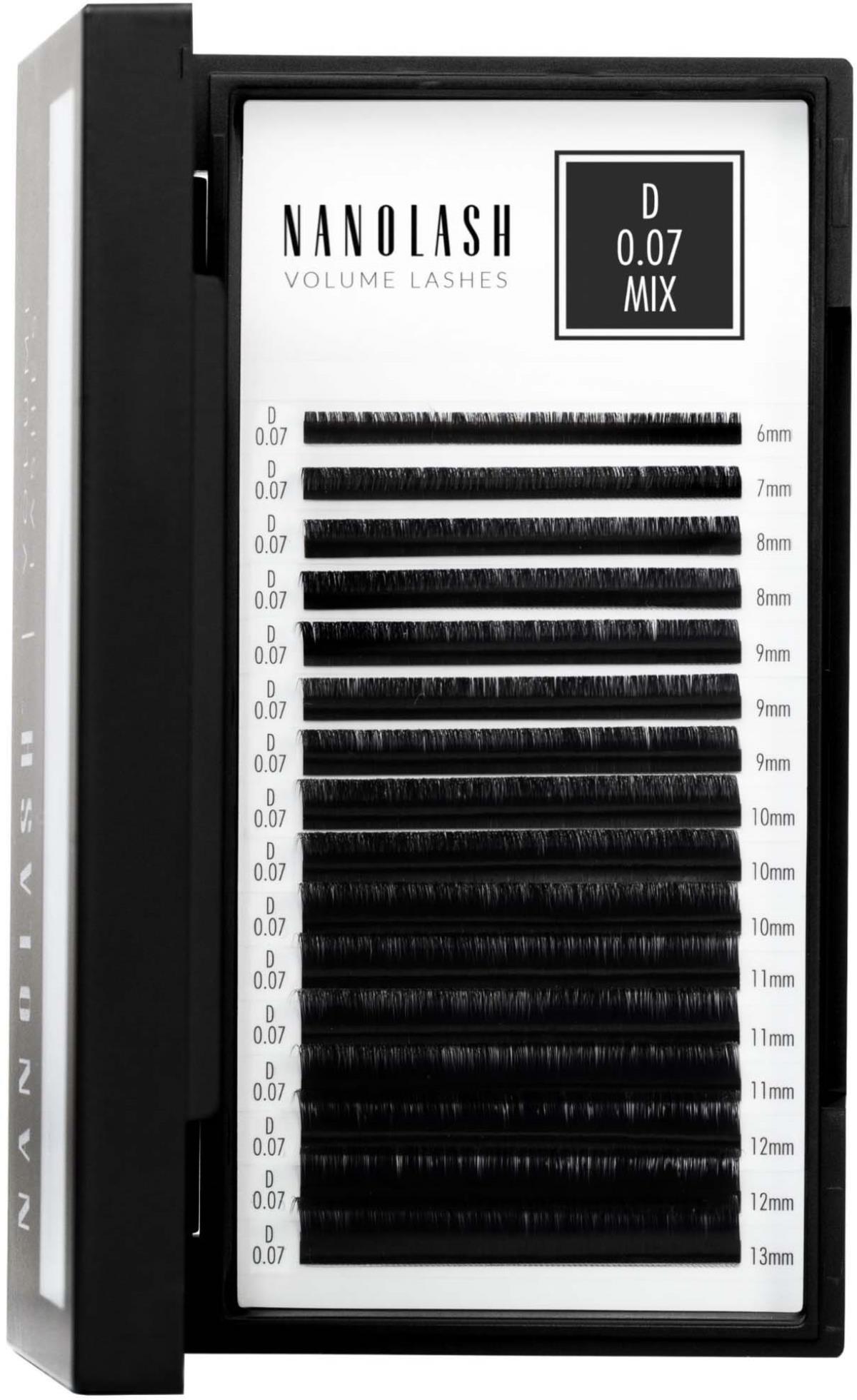 Nanolash Volume Lashes 0.07 D 6-13 mm