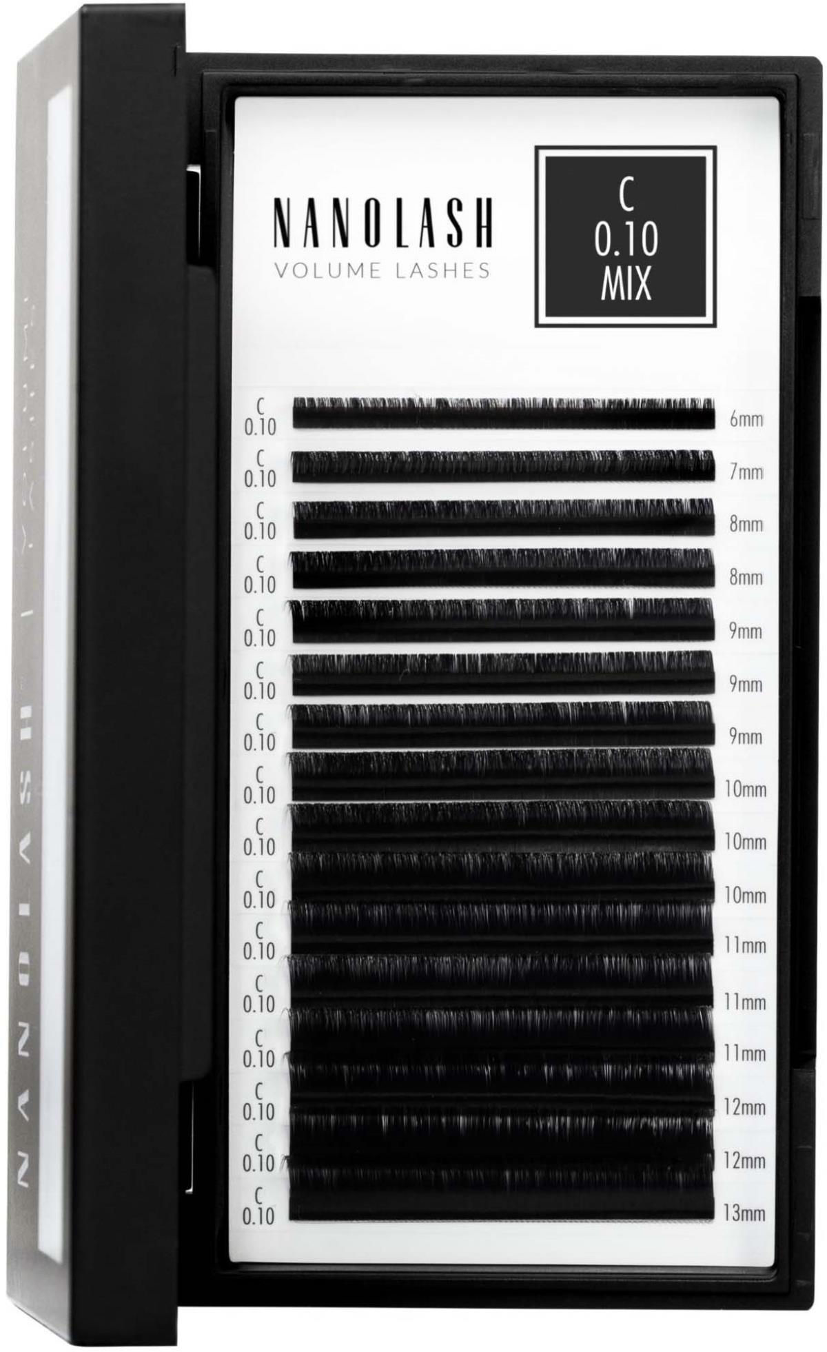 Nanolash Volume Lashes 0.10 C 6-13 mm