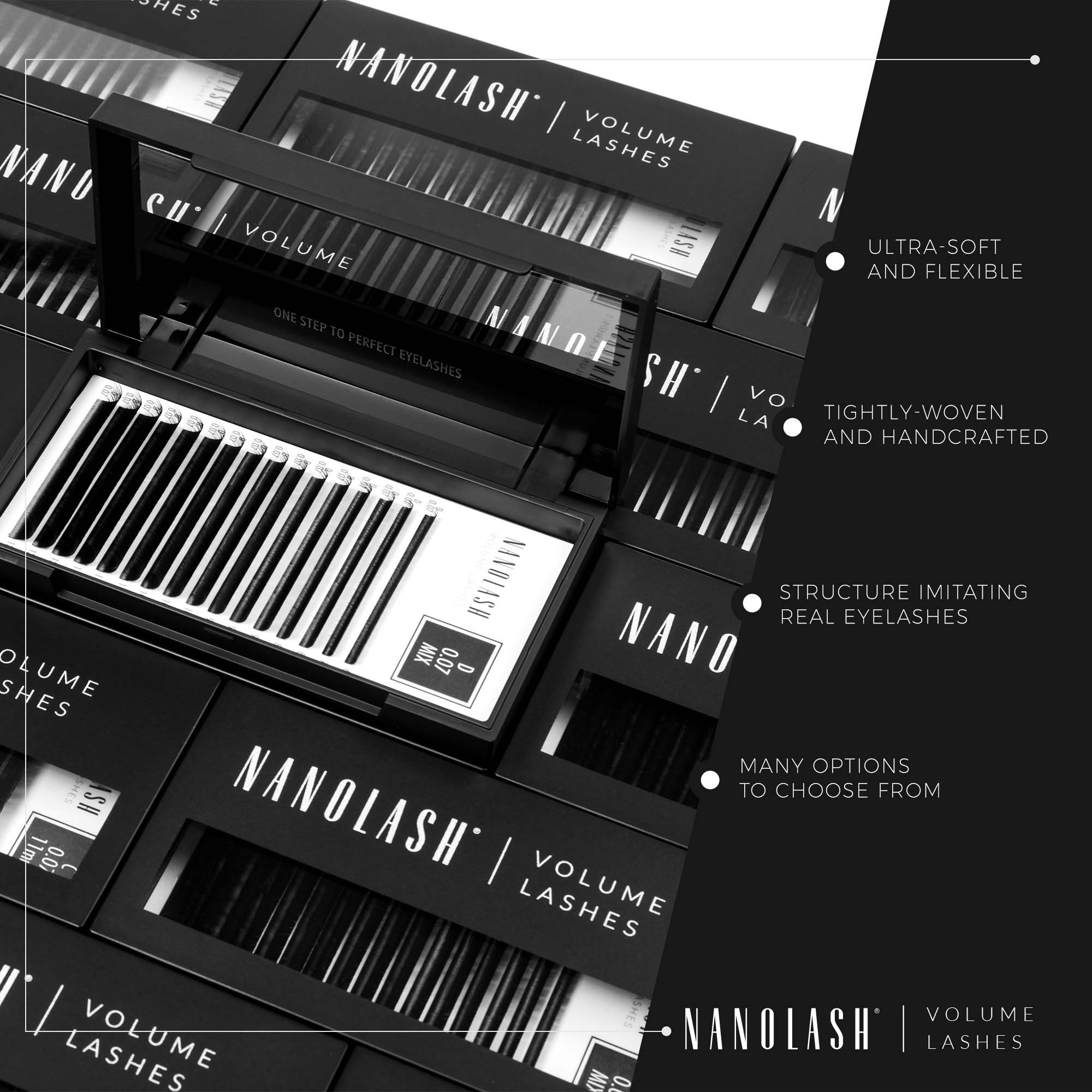 Nanolash Volume Lashes 0.12 C 9 mm (obrázok 5)
