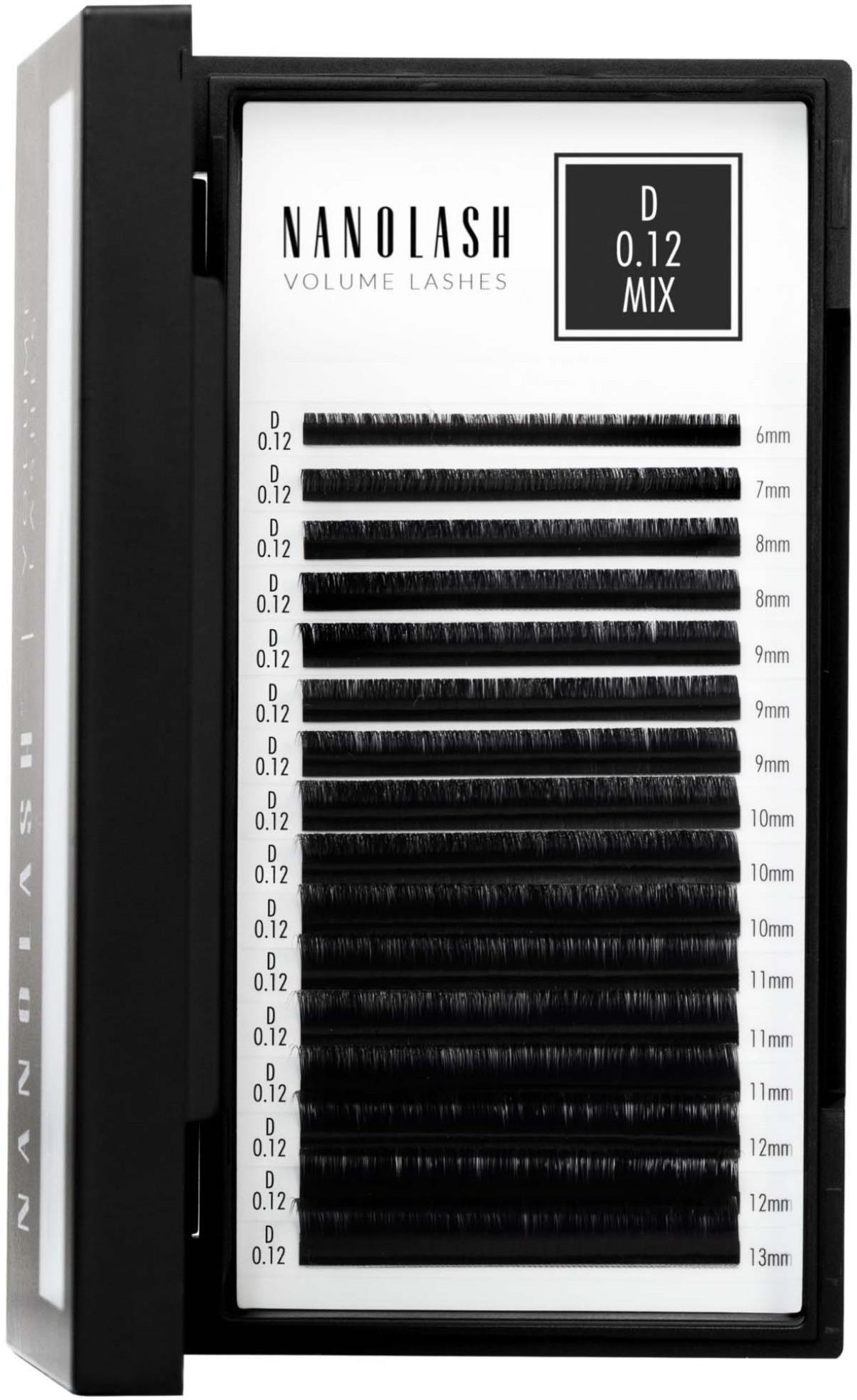 Nanolash Volume Lashes 0.12 D 6-13 mm