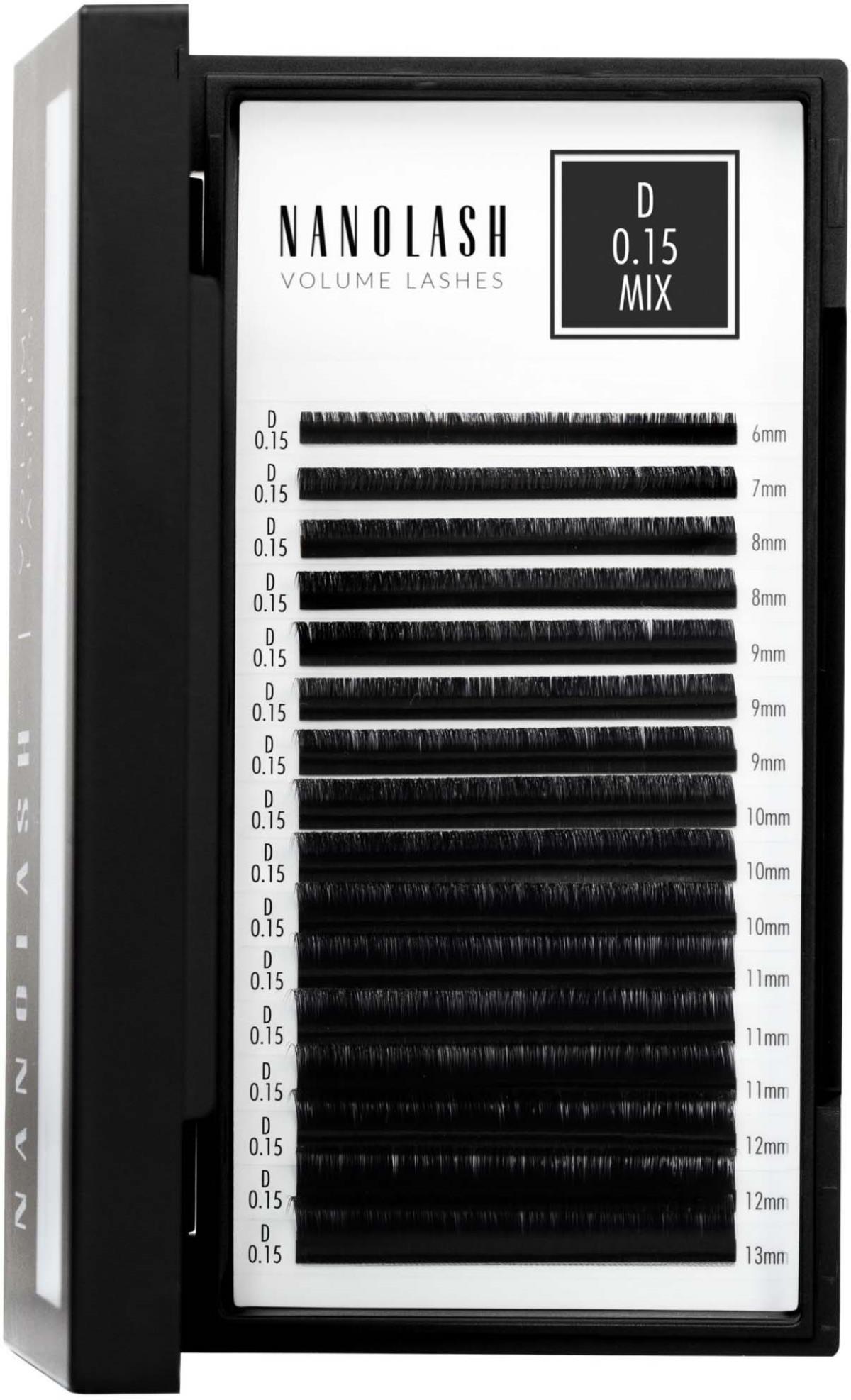 Nanolash Volume Lashes 0.15 D 6-13 mm