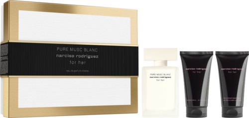 Narciso Rodriguez Gift Set For Her Pure Musc Blanc EdPI 50 ml + Body Lotion 50 ml + Shower Gel 50 ml