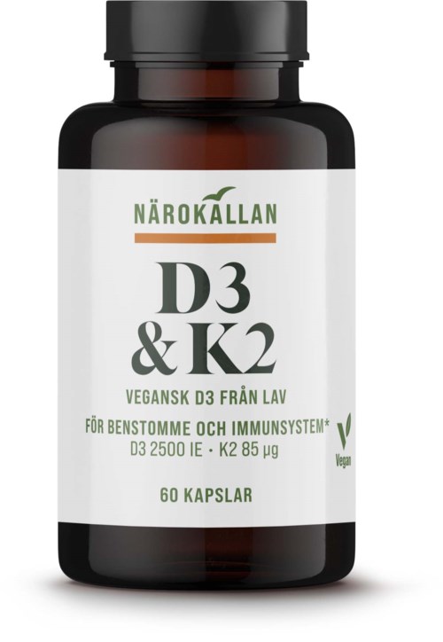 Närokällan D3 & K2 60 st
