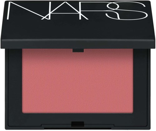 En lille blush med sort låg og pink pudder fra NARS.