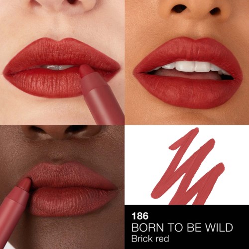 Nahaufnahme von Lippen mit verschiedenen Rottönen Lippenstift, zeigt Vielfalt und Textur.