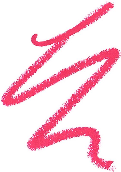 Roze, abstracte, golvende lijnen die een losse letter of vorm vormen.