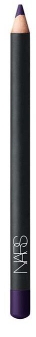 En svart og lilla sminkepenn med NARS-logoen, sannsynligvis brukt til øyne eller lepper.