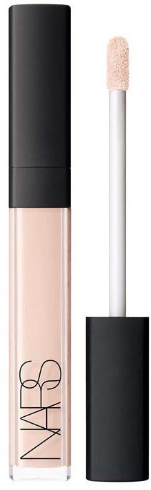 Lip gloss tube with applicator wand, black cap, and NARS logo on the tube.