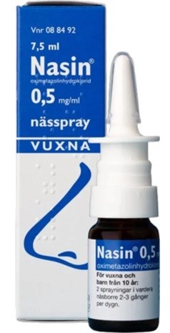 Nasin 0,5 mg/ml nässpray 7,5 ml