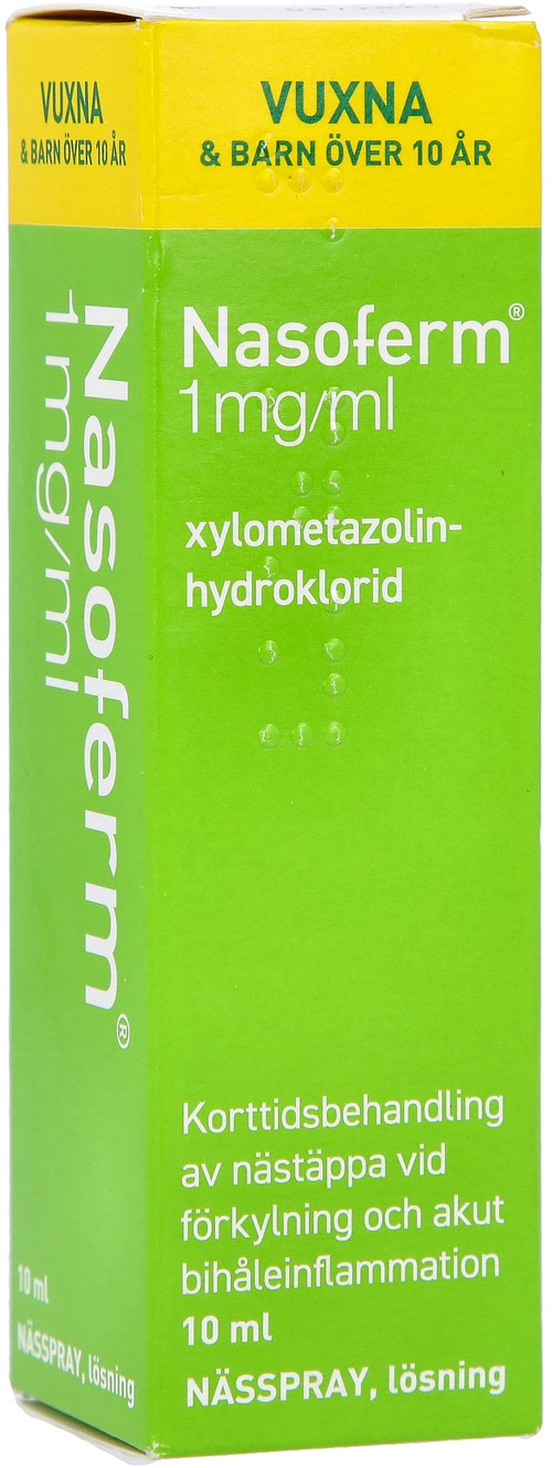 Nasoferm Nässpray 1mg/ml 10 ml