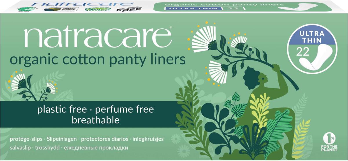 Natracare Panty Organic Cotton Panty Liners Ultra Thin 22 pcs
