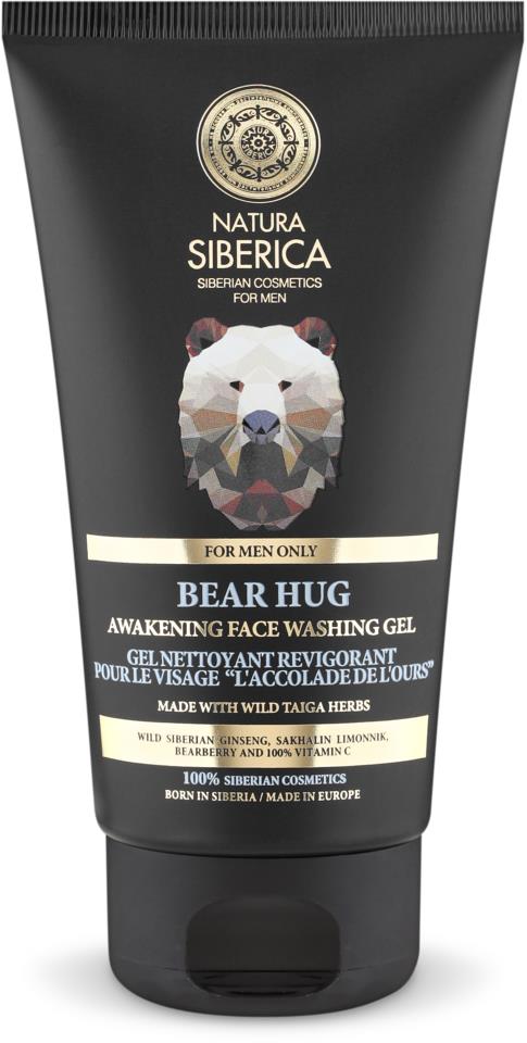 Natura S.  Men Awakening Face Washing Gel Bear Hug 150 ml