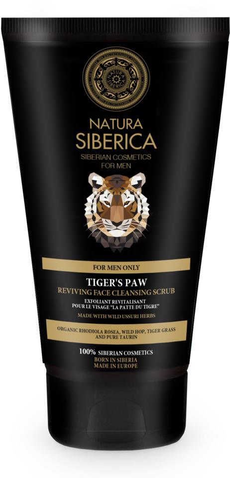 Natura S.  Men Reviving Face Cleaing Scrub Tiger’s Paw 150 ml