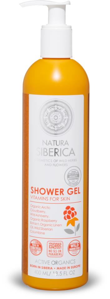 Natura S. Shower Gel Vitamins for Skin 400 ml
