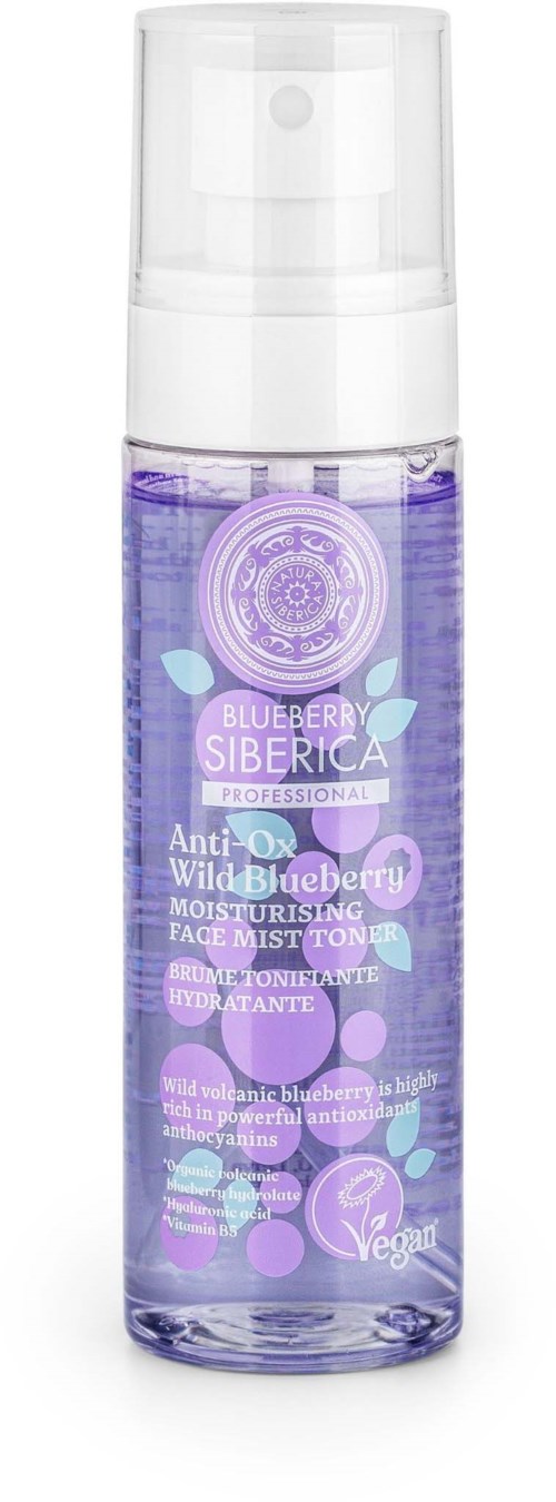 Natura Siberica Anti-Ox Wild Blueberry Moisturising Face Mist Toner  100 ml