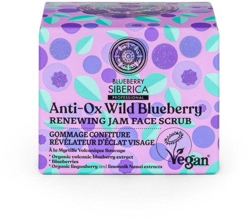 Natura Siberica AntiOx Wild Blueberry Renewing Jam Face Scrub