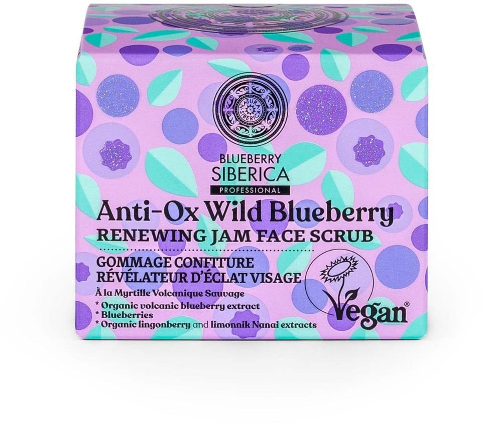 Natura Siberica Anti-Ox Wild Blueberry Renewing Jam Face Scrub 50 ml