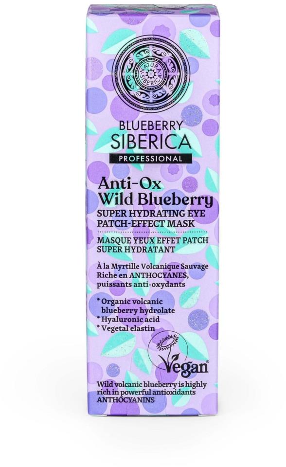 Natura Siberica Anti-Ox Wild Blueberry Super Hydrating Eye Patch-Effect Mask 30 ml