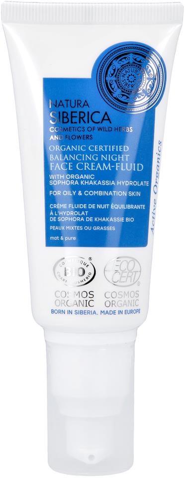Natura Siberica Balancing Night Face Cream-Fluid 50ml