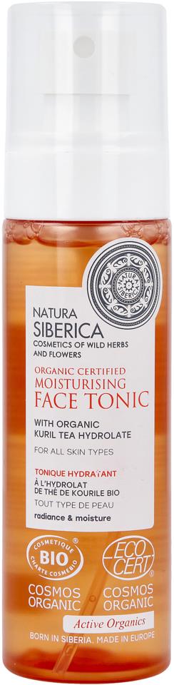 Natura Siberica Organic Certified Moisturising face tonic for all skin types, 100 ml