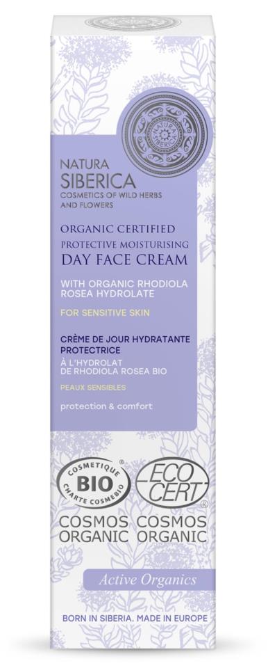 Natura Siberica Organic Certified Protective Moisturising Day Face Cream for sensitive skin