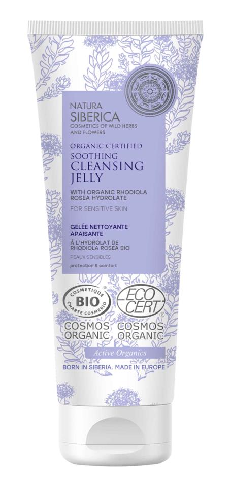 Natura Siberica Organic Certified Soothing cleansing jelly for sensitive skin, 140 ml