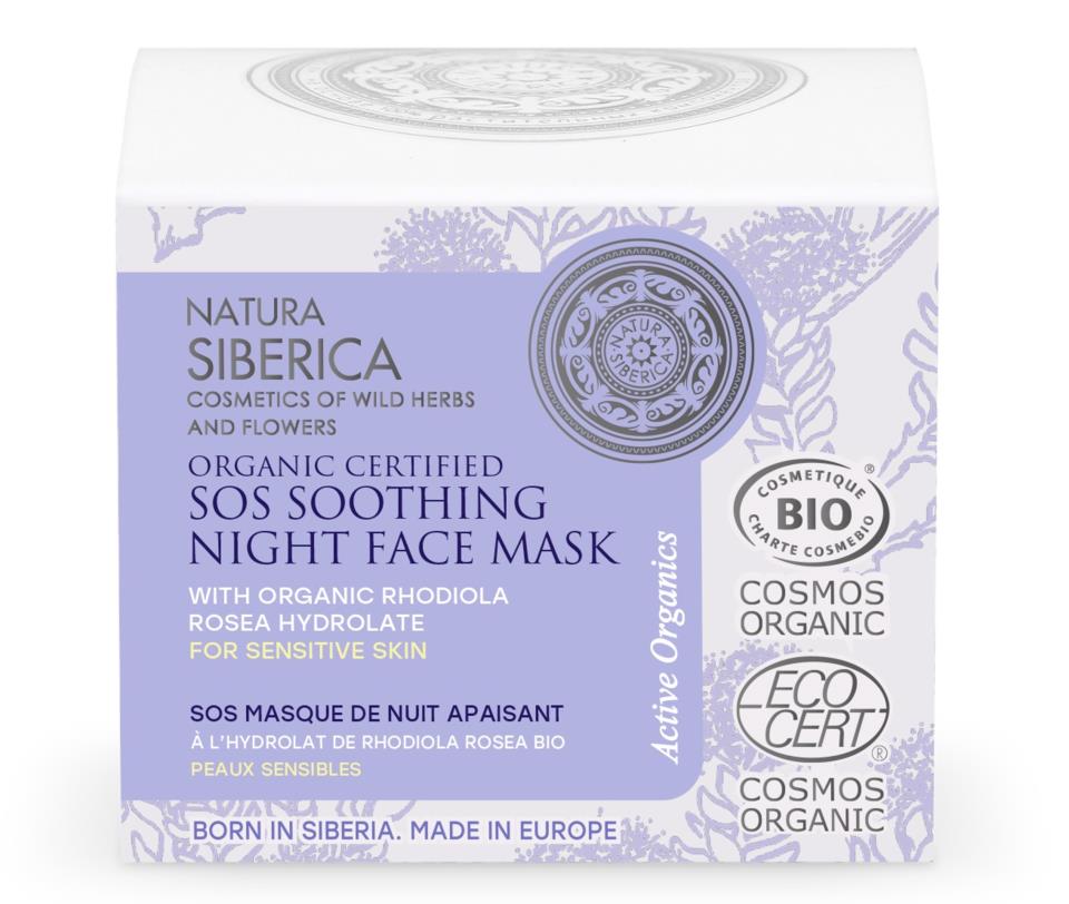 Natura Siberica SOS Soothing Night Face Mask 50 ml