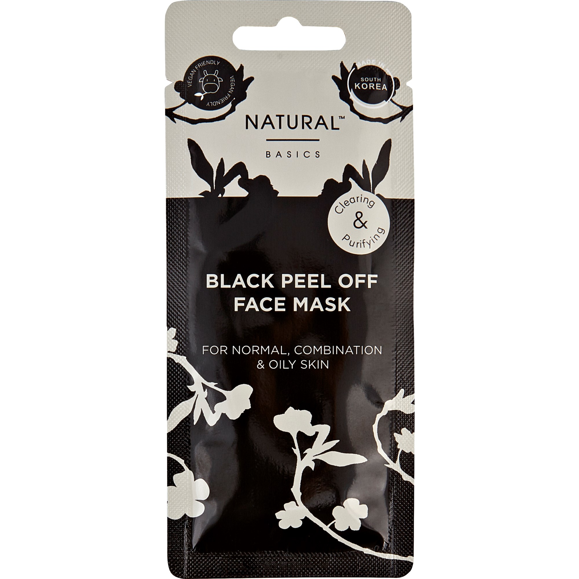 No Brand Natural Basics Black Peel Off Mask 15 g