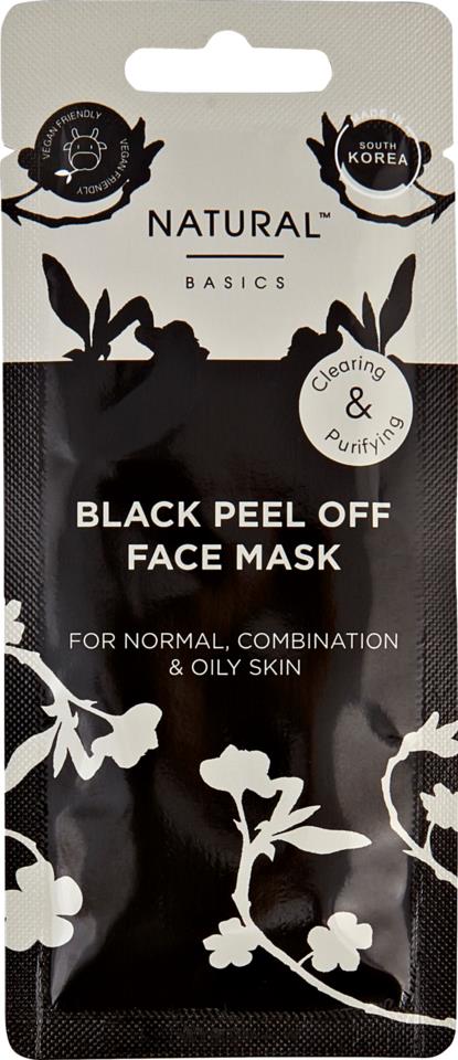 Natural Basics Black Peel Off Mask 15g