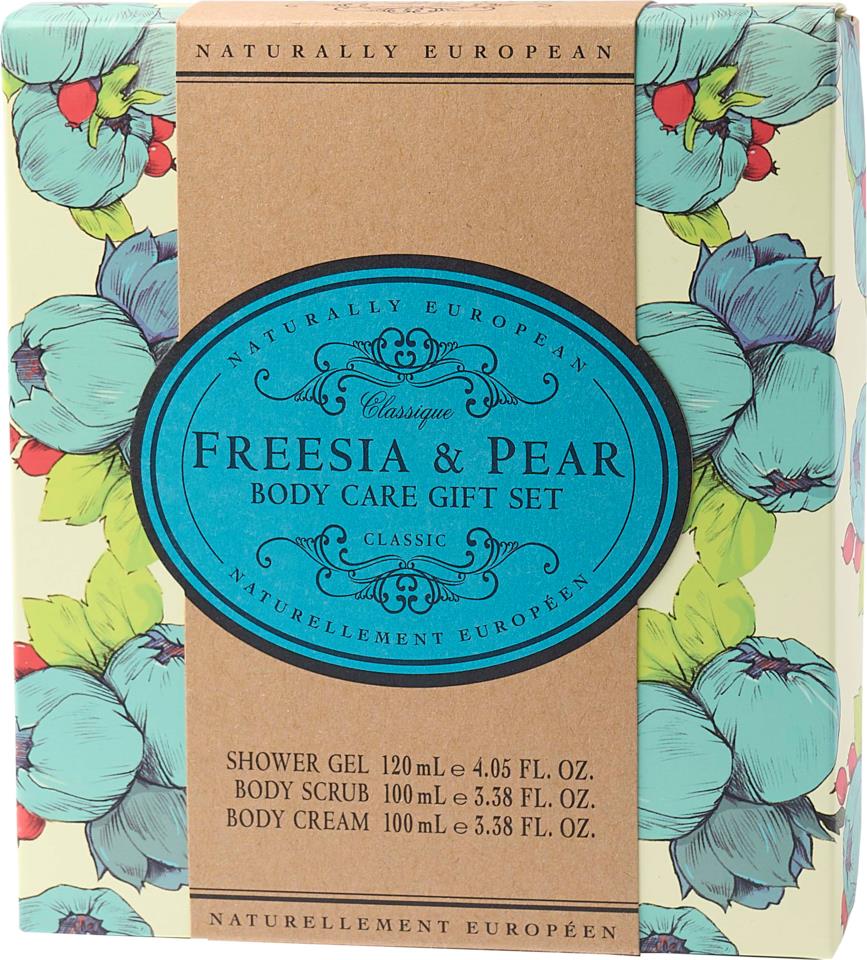 Naturally European Body Care Gift Set Freesia & Pear