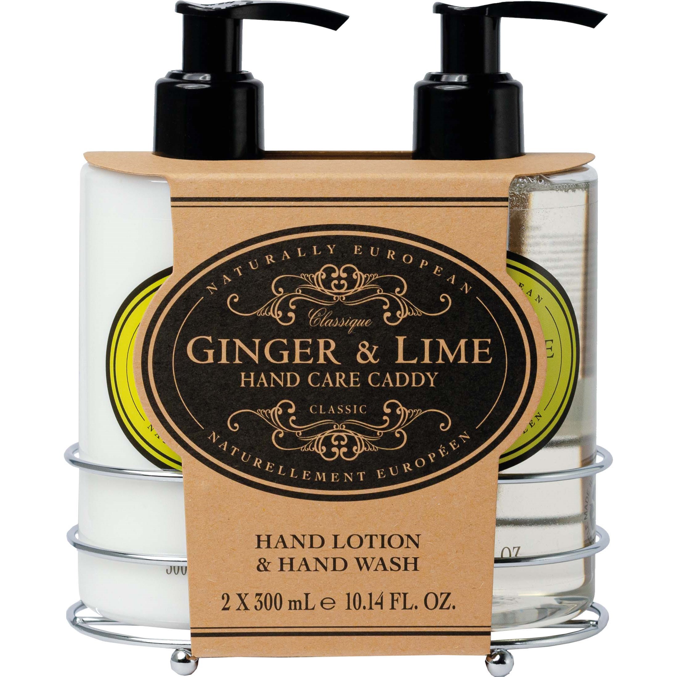 Naturally European Ginger & Lime Caddy set