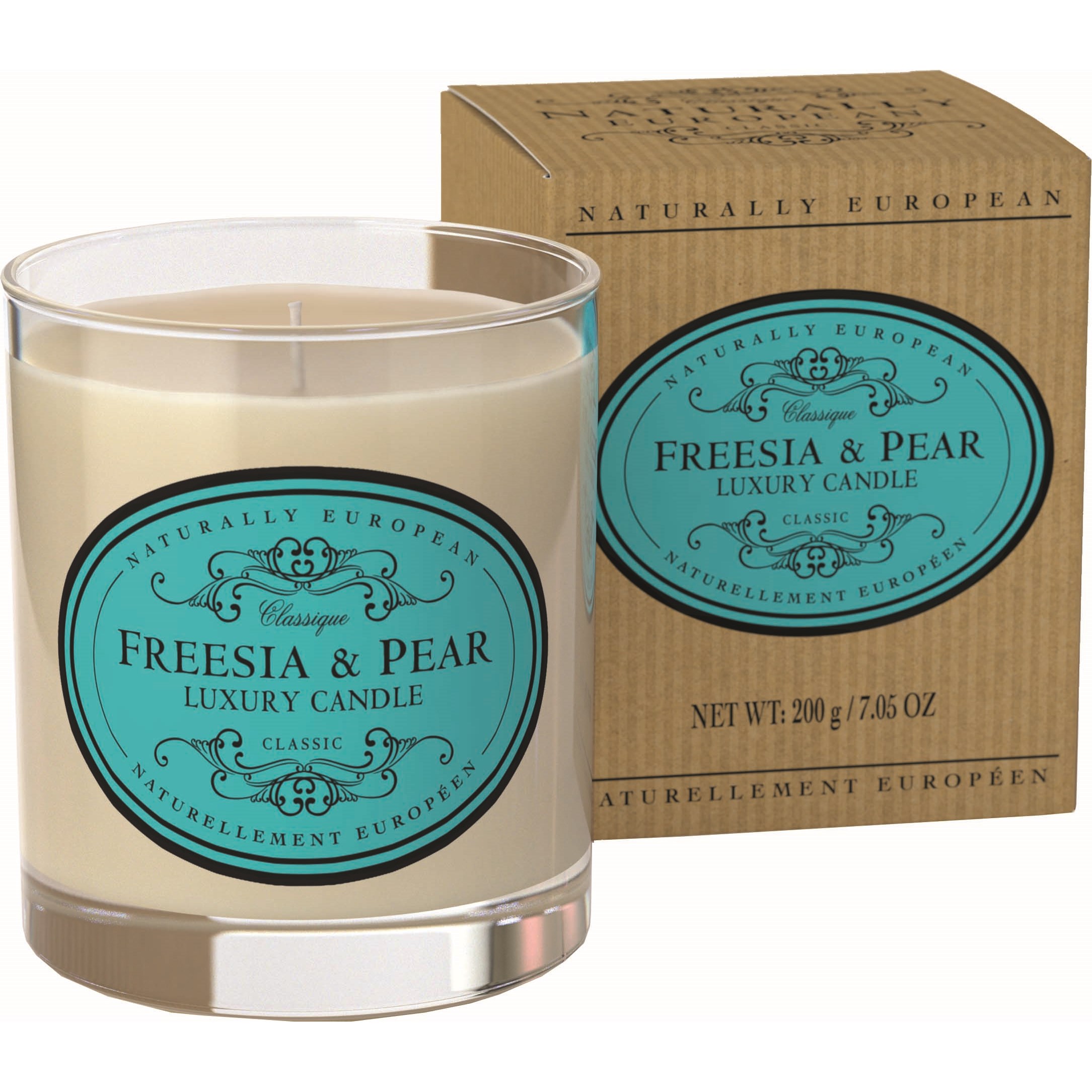 Naturally European Freesia & Pear Candle 200 ml