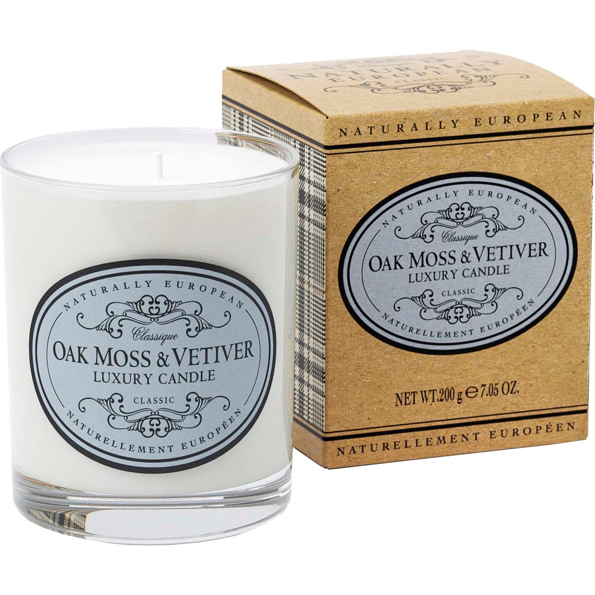 Läs mer om Naturally European Oak Moss & Vetiver Candle 200 ml