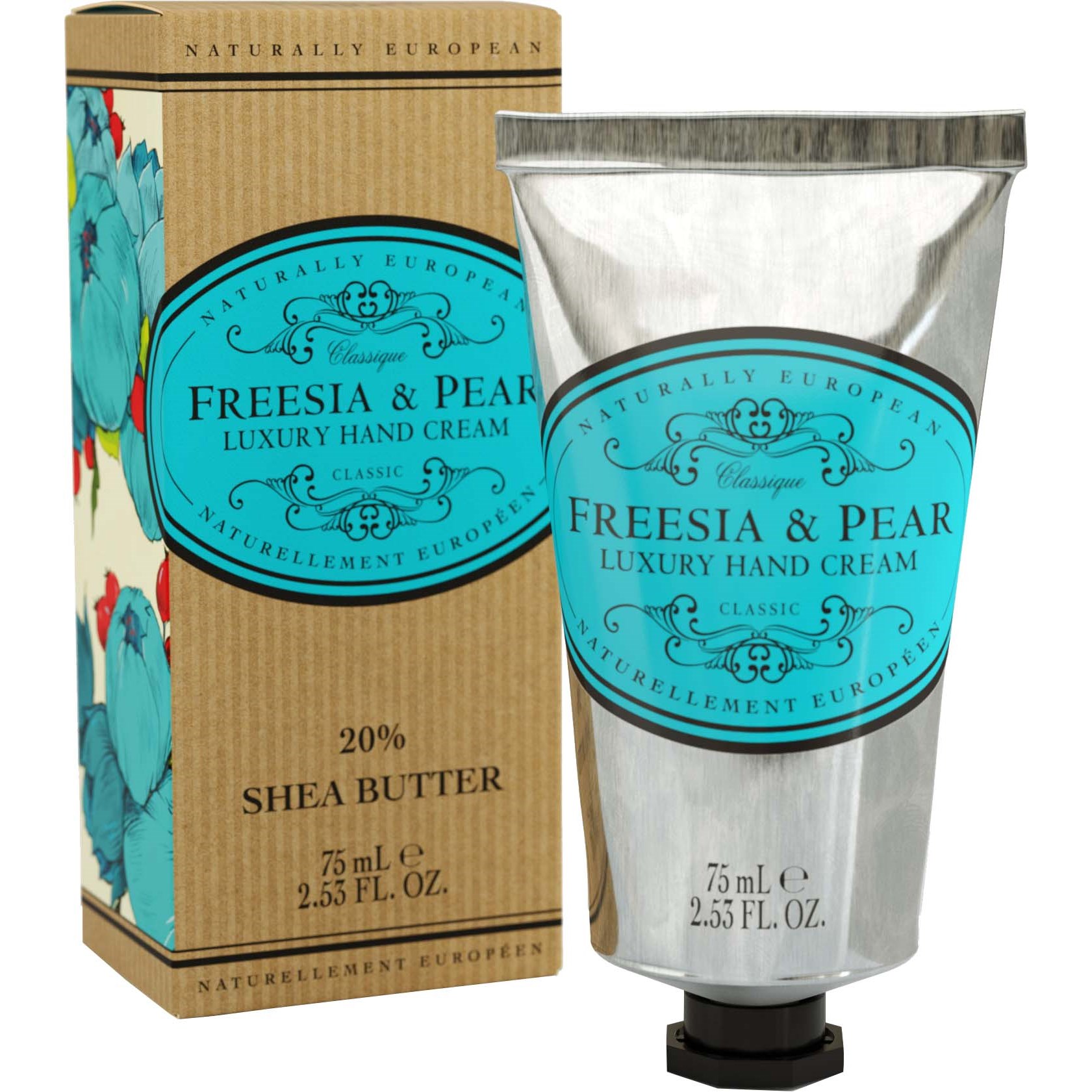 Läs mer om Naturally European Freesia & Pear Hand Cream 75 ml