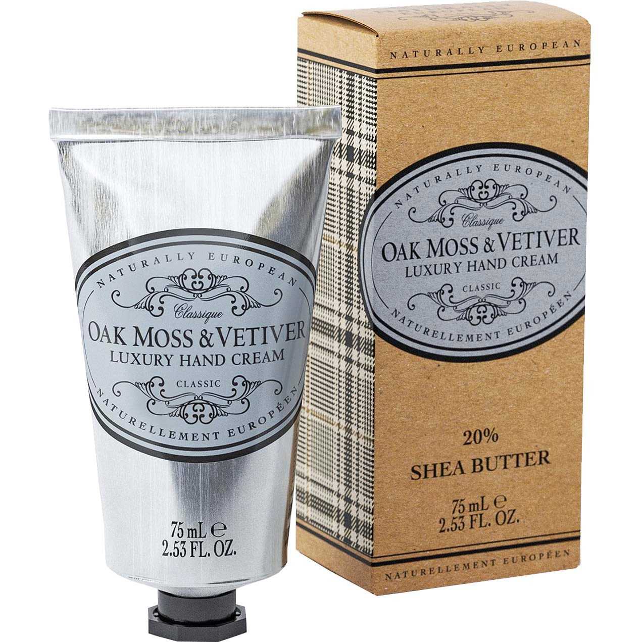 Naturally European Oak Moss & Vetiver Hand Cream 75 ml