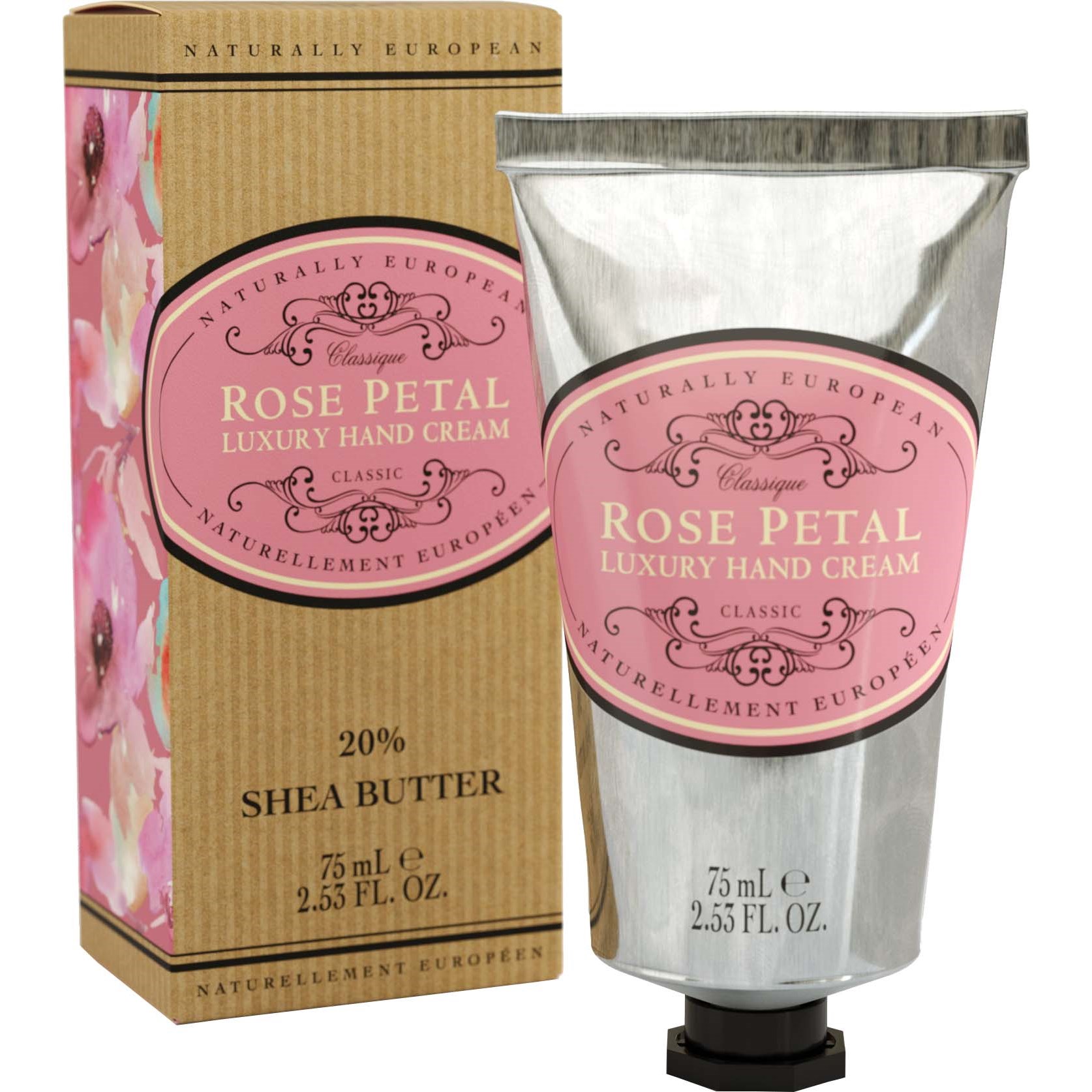 Naturally European Rose Petal Hand Cream 75 ml