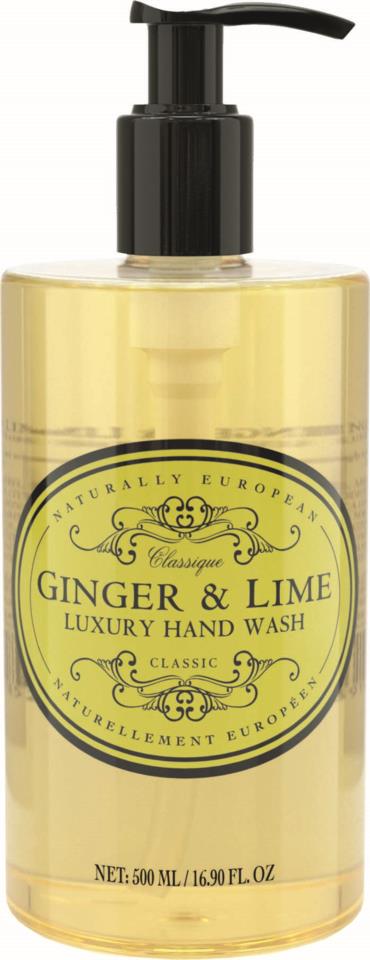 Naturally European Hand Wash Ginger & Lime 500 ml