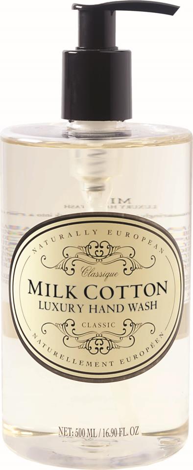 Naturally European Hand Wash Milk Cotton 500 ml