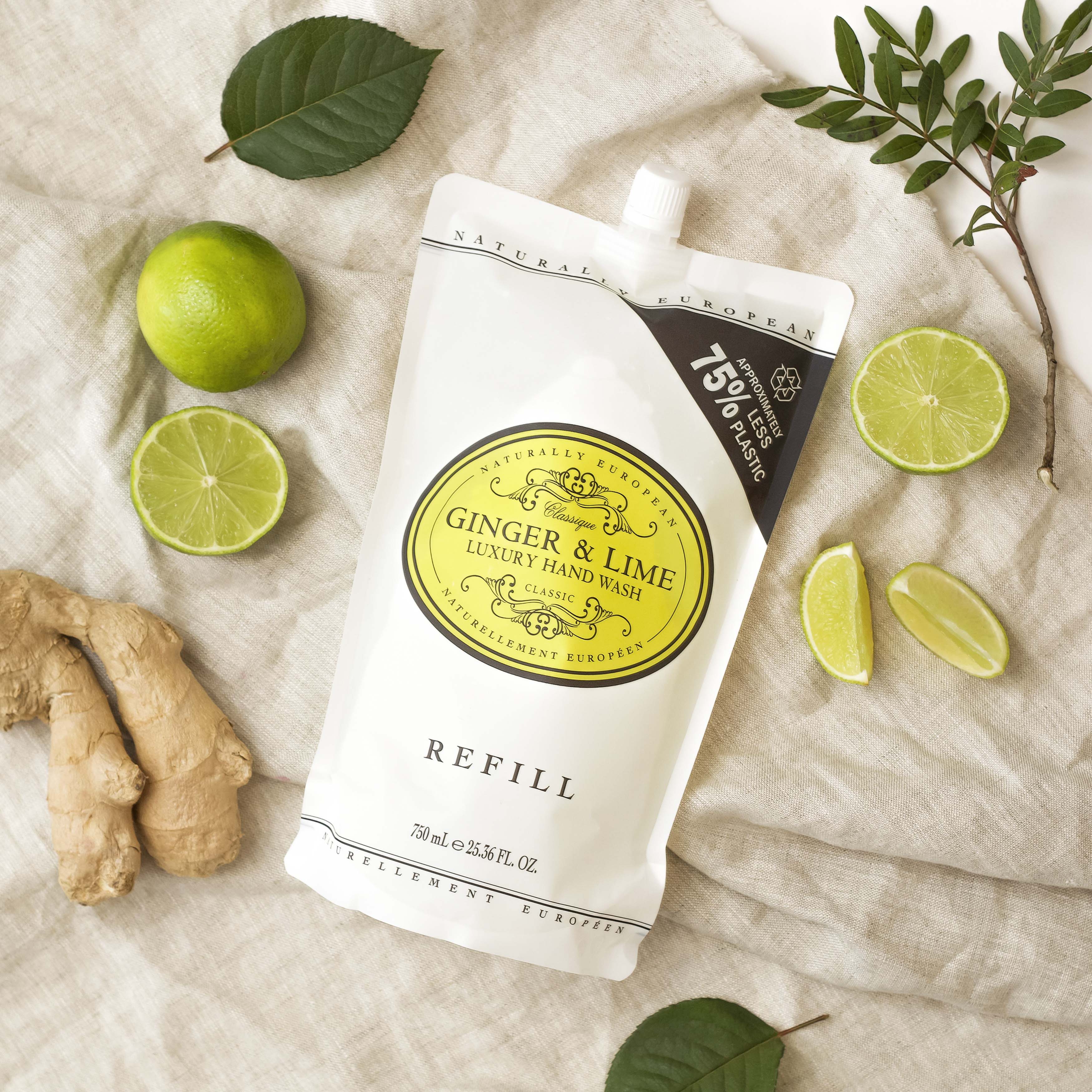 Ginger & Lime Hand Wash, Naturally European